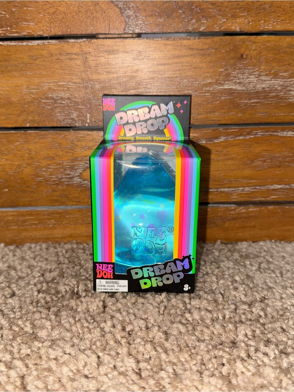 NeeDoh Dream Drop Squeezable Toy - Blue